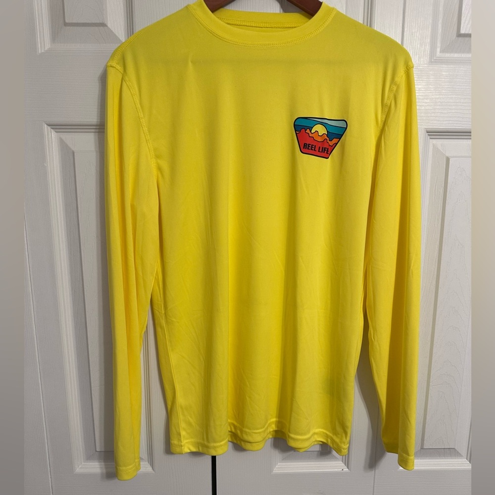Reel Life Men's Yellow Long Sleeve Jersey